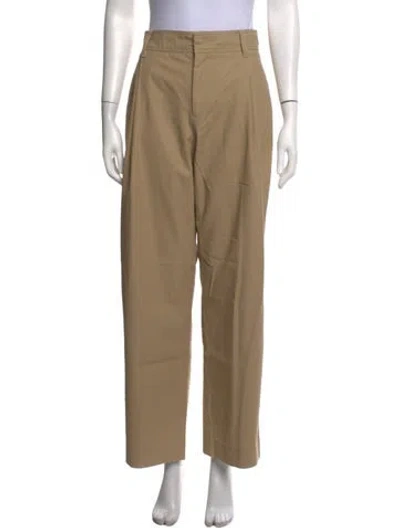 Pre-owned Maria Mcmanus Wide Leg Pants In Neutrals