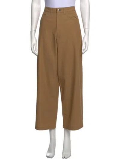 Pre-owned Maria Mcmanus Wide Leg Pants In Neutrals