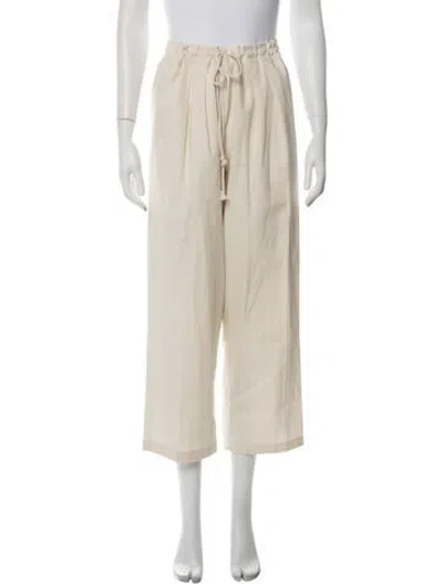 Pre-owned Maria Mcmanus Wide Leg Pants In Neutrals