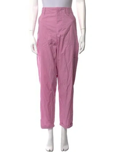 Pre-owned Maria Mcmanus Wide Leg Pants In Pink