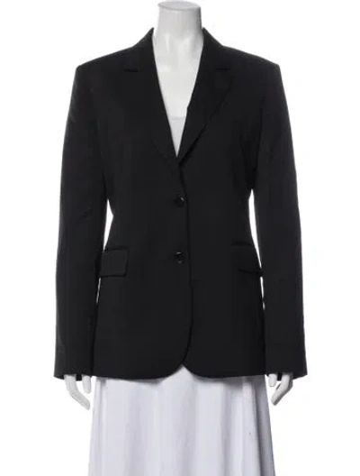 Pre-owned Maria Mcmanus Wool Blazer In Black