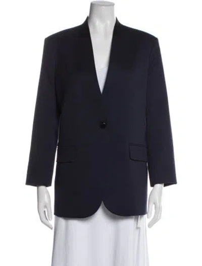 Pre-owned Maria Mcmanus Wool Blazer In Blue