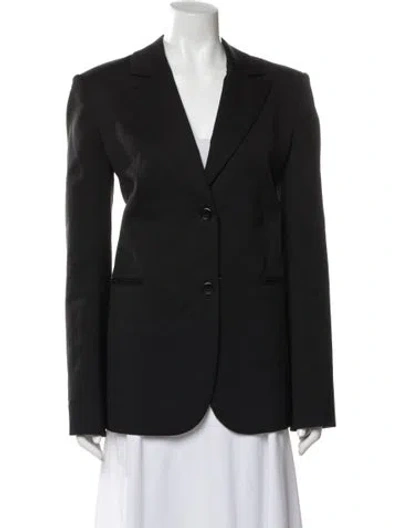 Pre-owned Maria Mcmanus Wool Blazer In Gray