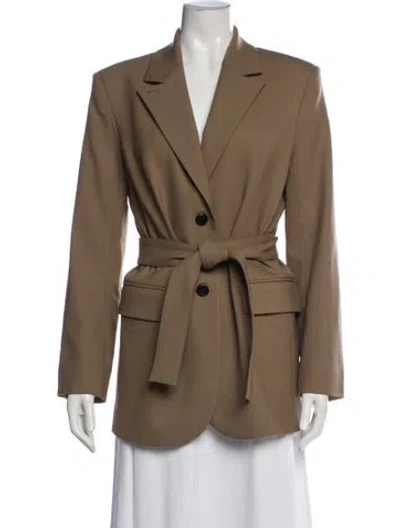 Pre-owned Maria Mcmanus Wool Blazer In Neutral