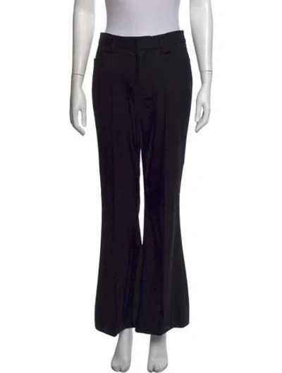 Pre-owned Maria Mcmanus Wool Flared Pants In Black
