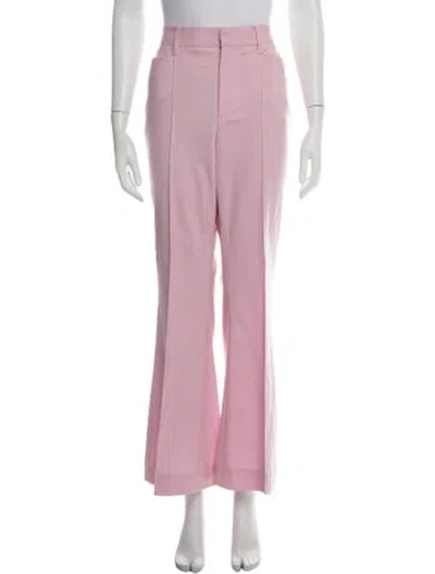 Pre-owned Maria Mcmanus Wool Flared Pants In Pink