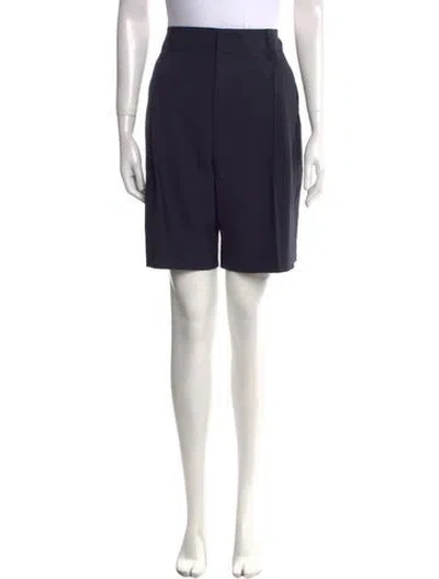 Pre-owned Maria Mcmanus Wool Knee-length Shorts W/ Tags In Blue