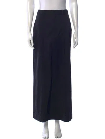 Pre-owned Maria Mcmanus Wool Long Skirt In Blue
