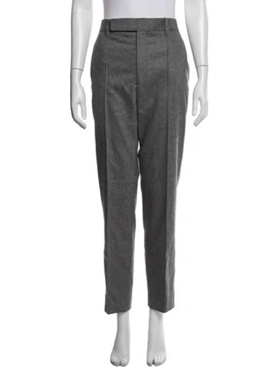 Pre-owned Maria Mcmanus Wool Straight Leg Pants W/ Tags In Grey