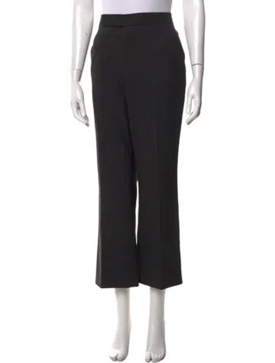 Pre-owned Maria Mcmanus Wool Wide Leg Pants In Black