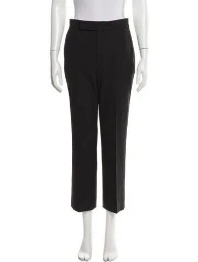 Pre-owned Maria Mcmanus Wool Wide Leg Pants In Gray