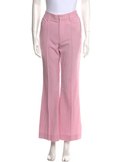 Pre-owned Maria Mcmanus Wool Wide Leg Pants In Pink