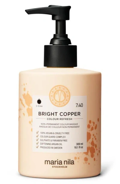 Maria Nila Colour Refresh Hair Mask In Bright Copper