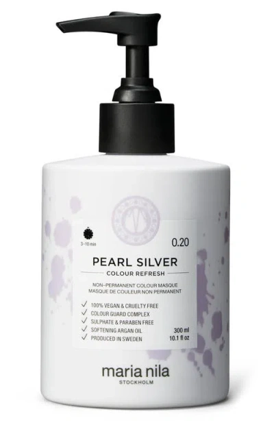 Maria Nila Colour Refresh Hair Mask In Pearl Silver