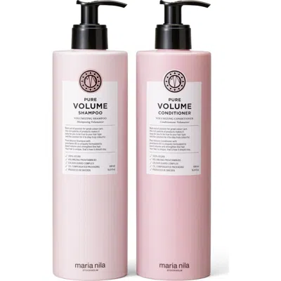 Maria Nila Pure Volume Shampoo & Conditioner Duo In No Color