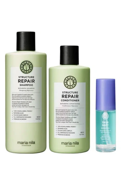 Maria Nila Structure Repair Beauty Bag Set (limited Edition) $79 Value In No Color