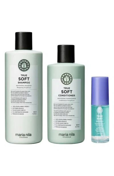 Maria Nila True Soft Beauty Bag (limited Edition) $79 Value In No Color