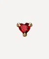 Maria Nilsdotter 18ct Gold Captured Heart Stud Earring