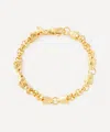 MARIA NILSDOTTER MARIA NILSDOTTER 18CT GOLD-PLATED LYNX CHAIN BRACELET