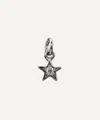 Maria Nilsdotter 18ct White Gold Star Diamond Pendant In Metallic