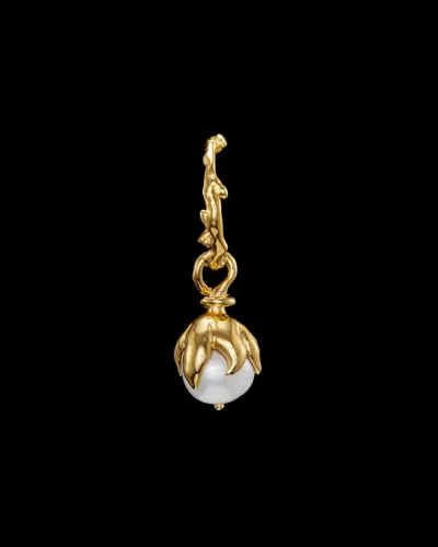 Maria Nilsdotter Earring Bud Hoop In Gold