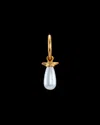 Maria Nilsdotter Earring Pearl Tear In Gold