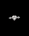Maria Nilsdotter Earring Pierced Heart In Metallic