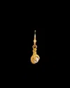 Maria Nilsdotter Earring Tiny Claw Pearl In Gold