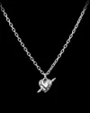 Maria Nilsdotter Necklace Tiny Tuvstarr's Heart In Silver