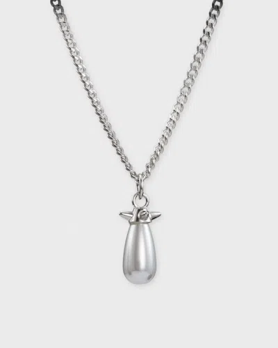 Maria Nilsdotter Necklace Pearl Tear In Silver