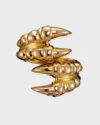 Maria Nilsdotter Ring Claw Double Heavy In Gold