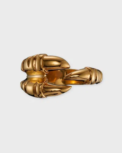 Maria Nilsdotter Ring Claw Single In Gold