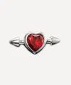 Maria Nilsdotter Sterling Silver Pierced Heart Stud Earring