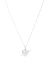 Maria Nilsdotter Sterling-silver Tuvstarr's Heart Necklace In Metallic