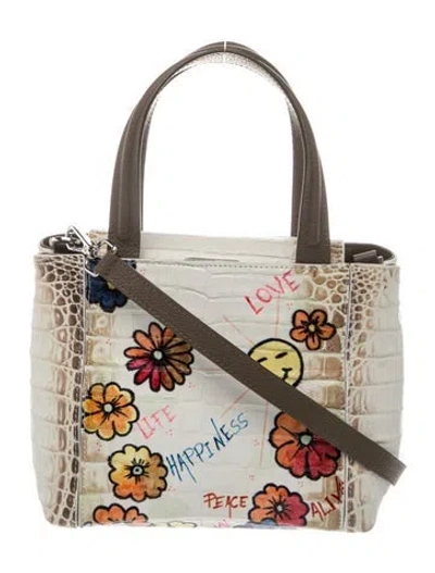 Pre-owned Maria Oliver Leather Shoulder Bag In Multi
