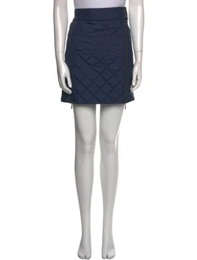 Pre-owned Maria Oliver Mini Skirt In Blue