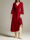 Maria Pavan Quebec Dress In Red In Red