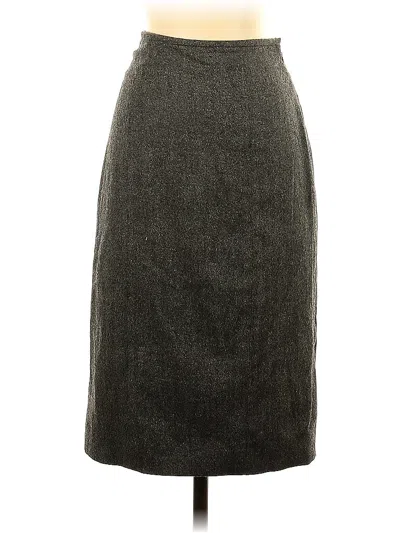Pre-owned Maria Pinto Formal Skirt In Gray
