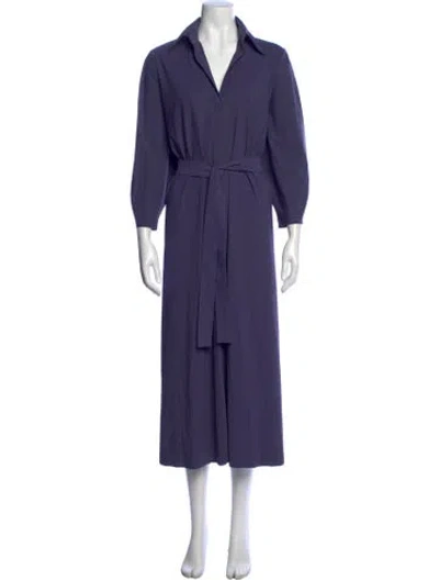 Pre-owned Maria Pinto Midi Length Dress In Purple
