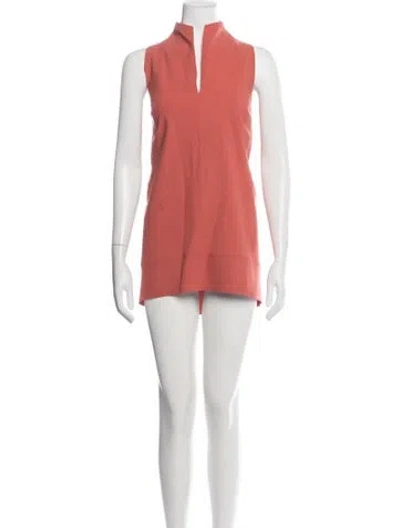 Pre-owned Maria Pinto Nylon Mini Dress In Orange