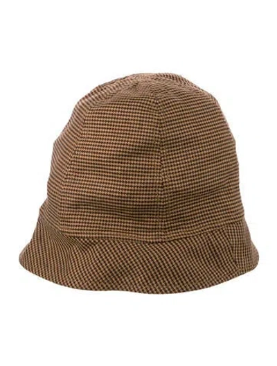 Pre-owned Maria Stanley Printed Bucket Hat In Brown