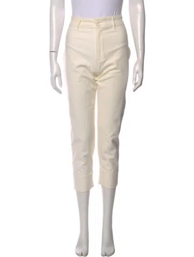 Pre-owned Maria Stanley Straight Leg Pants In Neutral