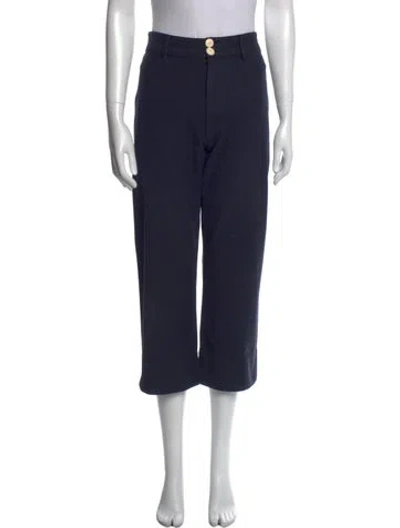 Pre-owned Maria Stanley Wide Leg Pants In Blue