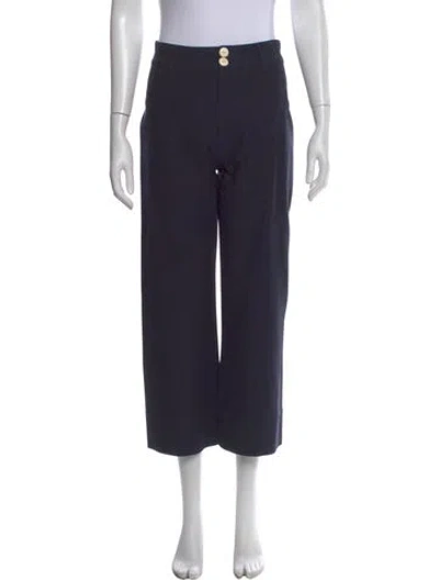 Pre-owned Maria Stanley Wide Leg Pants In Blue