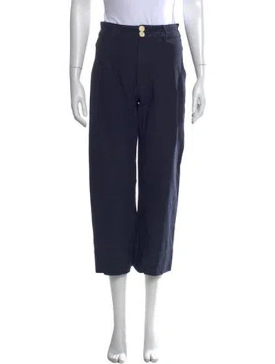 Pre-owned Maria Stanley Wide Leg Pants In Blue