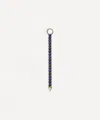 Maria Tash 18ct 24mm Double Sided Diamond And Sapphire Eternity Bar Charm In Gold