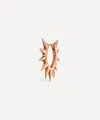 Maria Tash 14ct 8mm Metal Mohawk Hoop Earring In Rose Gold