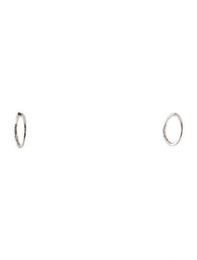 Pre-owned Maria Tash 14k 8mm Huggie Hoop Earrings In Multi