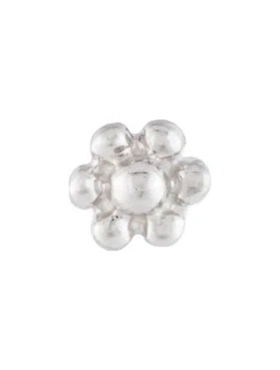 Pre-owned Maria Tash 14k Ball Flower Tash Threaded Backing In Multi