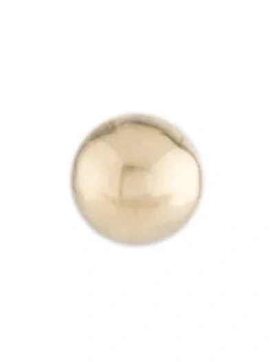 Pre-owned Maria Tash 14k Ball Threaded Single Stud Earring In Multi